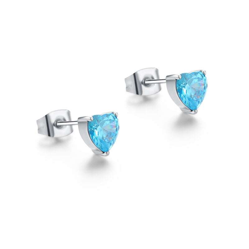 Orecchini Lobo con Cristallo a Cuore - Attimi - #BrandGioielli