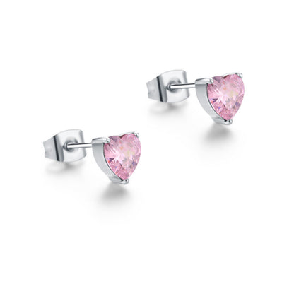 Orecchini Lobo con Cristallo a Cuore - Attimi - #BrandGioielli