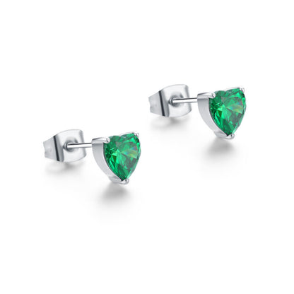 Orecchini Lobo con Cristallo a Cuore - Attimi - #BrandGioielli