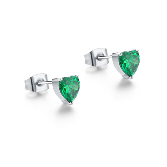 Orecchini Lobo con Cristallo a Cuore - Attimi - #BrandGioielli