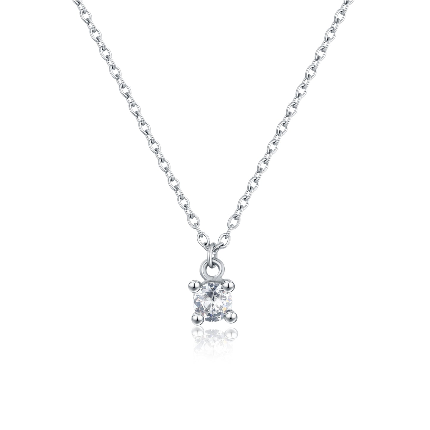 Collana Punto Luce 4mm  - Crystal - #BrandGioielli