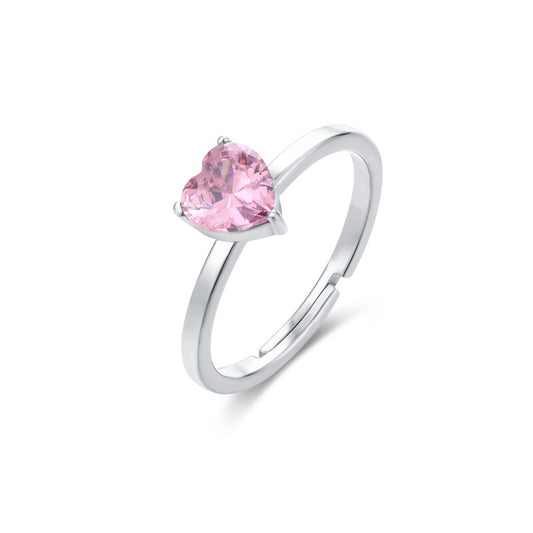 Anello con Cristallo a Cuore - Attimi - #BrandGioielli