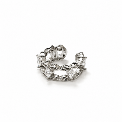 Orecchino Ear Cuff Marquise in Acciaio