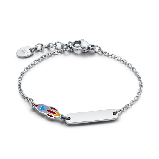 Bracciale Bimbo Targa Missile - Personalizzabile - #BrandGioielli