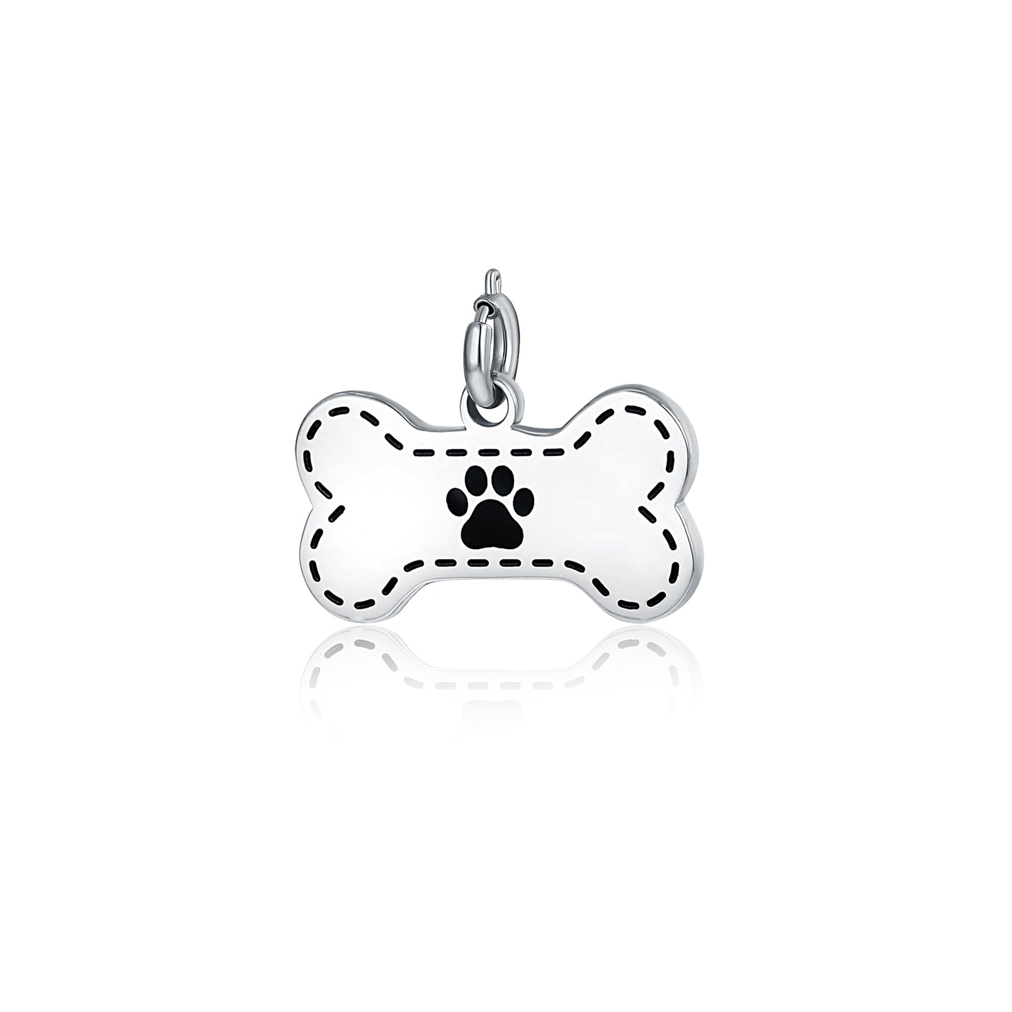 Charm Osso Cane Piccolo Pendente - Personalizzabile - #BrandGioielli