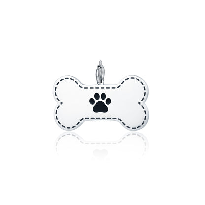 Charm Osso Cane Grande Pendente - Personalizzabile - #BrandGioielli