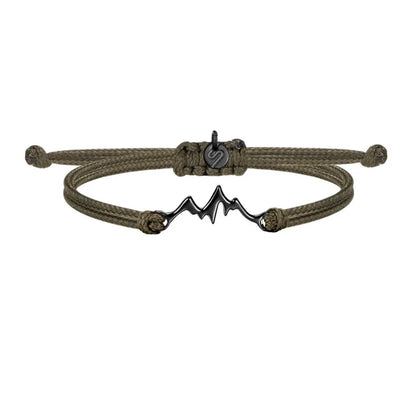Bracciale Mountain - Sailbrace - Acciaio PVD Nero