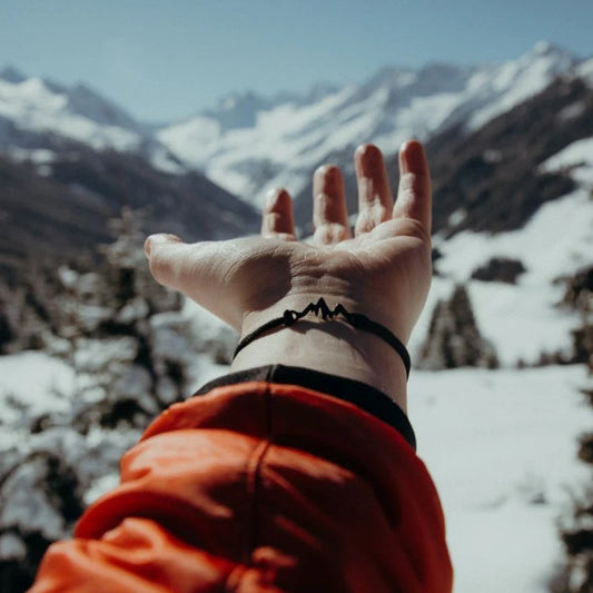 Bracciale Mountain - Sailbrace - Acciaio PVD Nero