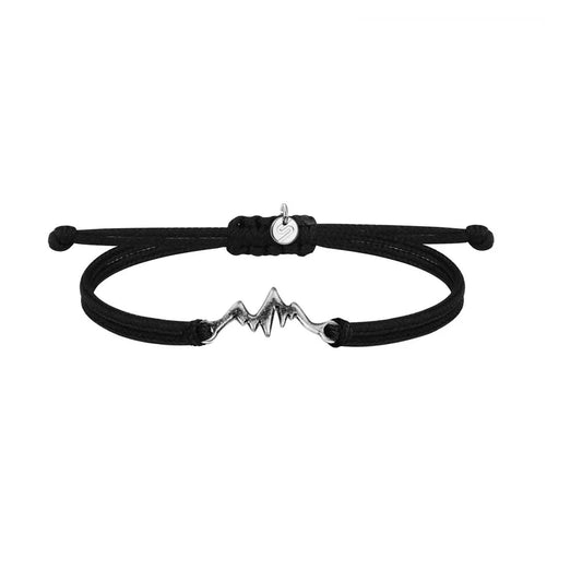 Bracciale Mountain - Sailbrace - Acciaio Vintage Silver