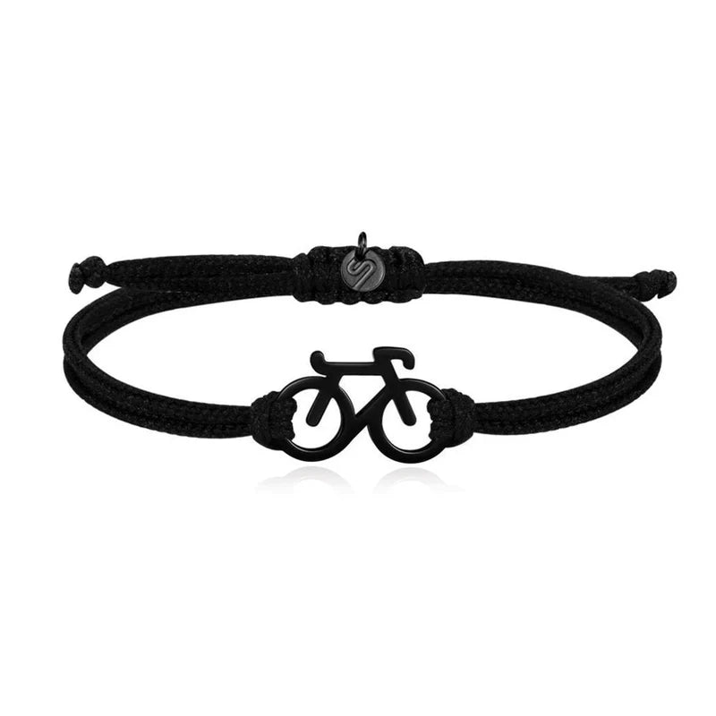 Bracciale Bike Ciclismo - Sailbrace - Acciaio PVD Nero