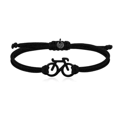 Bracciale Bike Ciclismo - Sailbrace - Acciaio PVD Nero