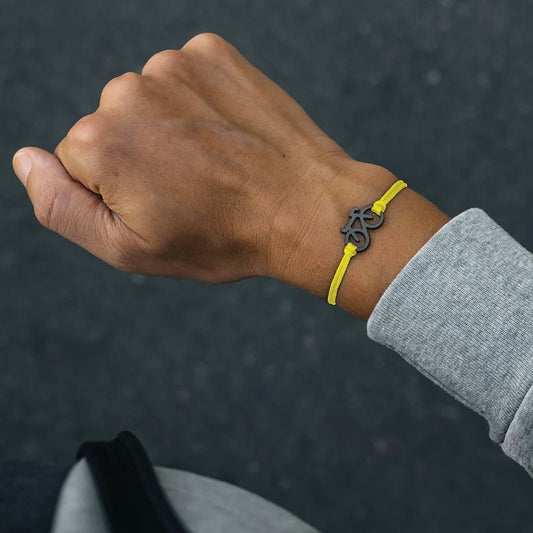 Bracciale Bike Ciclismo - Sailbrace - Acciaio PVD Nero