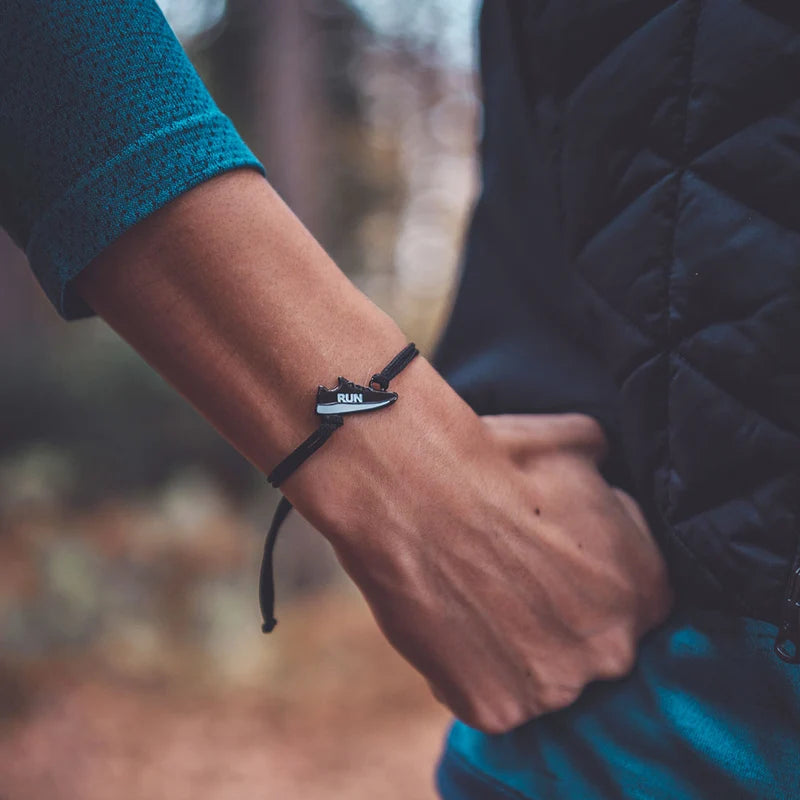 Bracciale Scarpa Running - Sailbrace - Acciaio PVD Nero