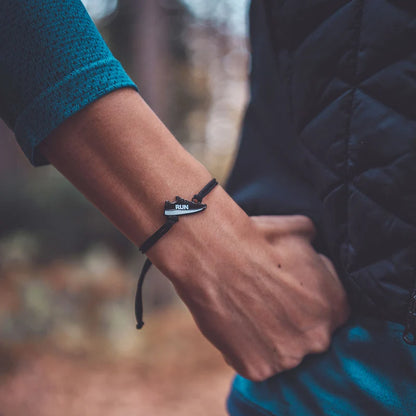 Bracciale Scarpa Running - Sailbrace - Acciaio PVD Nero