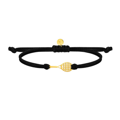 Bracciale Racchetta Tennis - Sailbrace - Acciaio PVD Oro