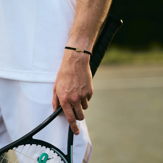 Bracciale Racchetta Tennis - Sailbrace - Acciaio PVD Oro