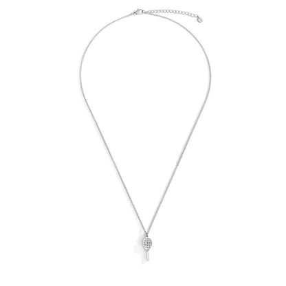 Collana Racchetta Tennis - Sailbrace - Acciaio Silver