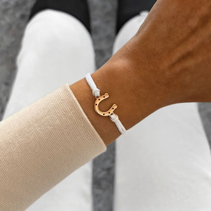 Bracciale Horse Ferro di Cavallo - Sailbrace - Acciaio PVD Oro Rosa