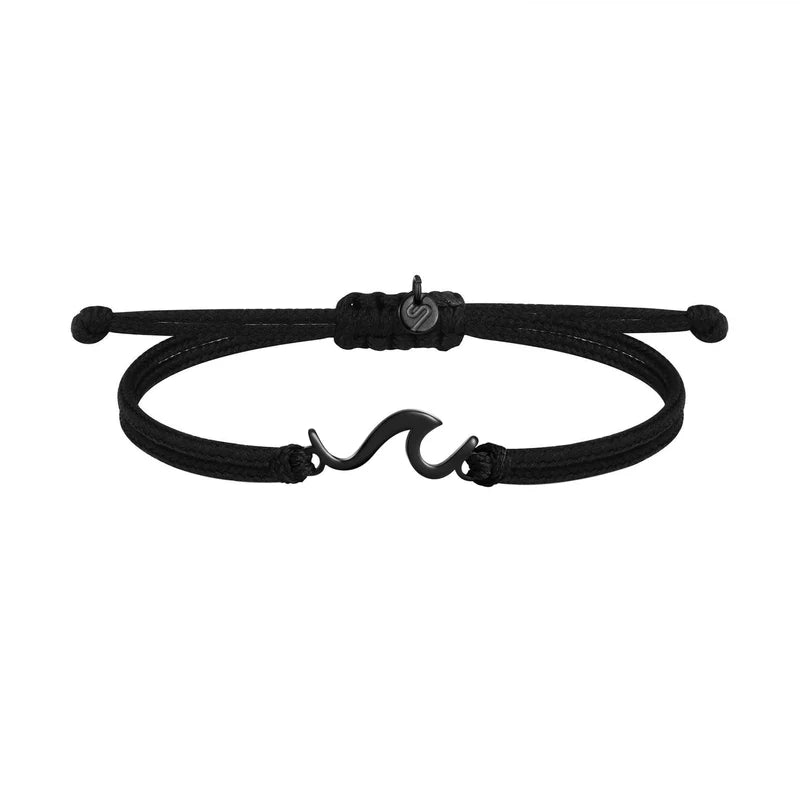 Bracciale Nuoto Wave - Sailbrace - Acciaio PVD Nero