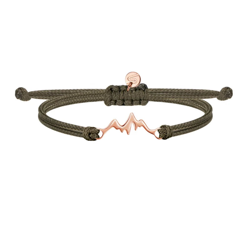 Bracciale Mountain - Sailbrace - Acciaio PVD Oro Rosa