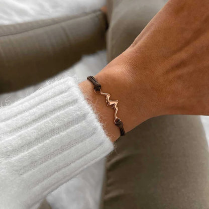 Bracciale Mountain - Sailbrace - Acciaio PVD Oro Rosa