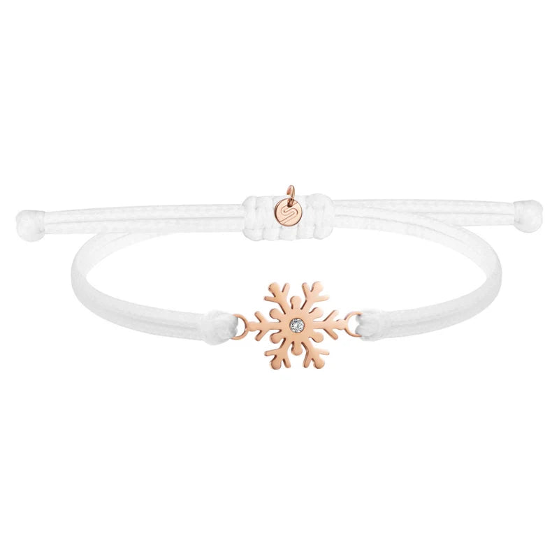 Bracciale Crystal Ice - Sailbrace - Acciaio PVD Oro Rosa