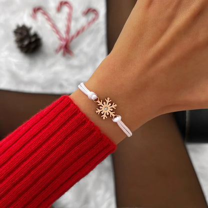 Bracciale Crystal Ice - Sailbrace - Acciaio PVD Oro Rosa