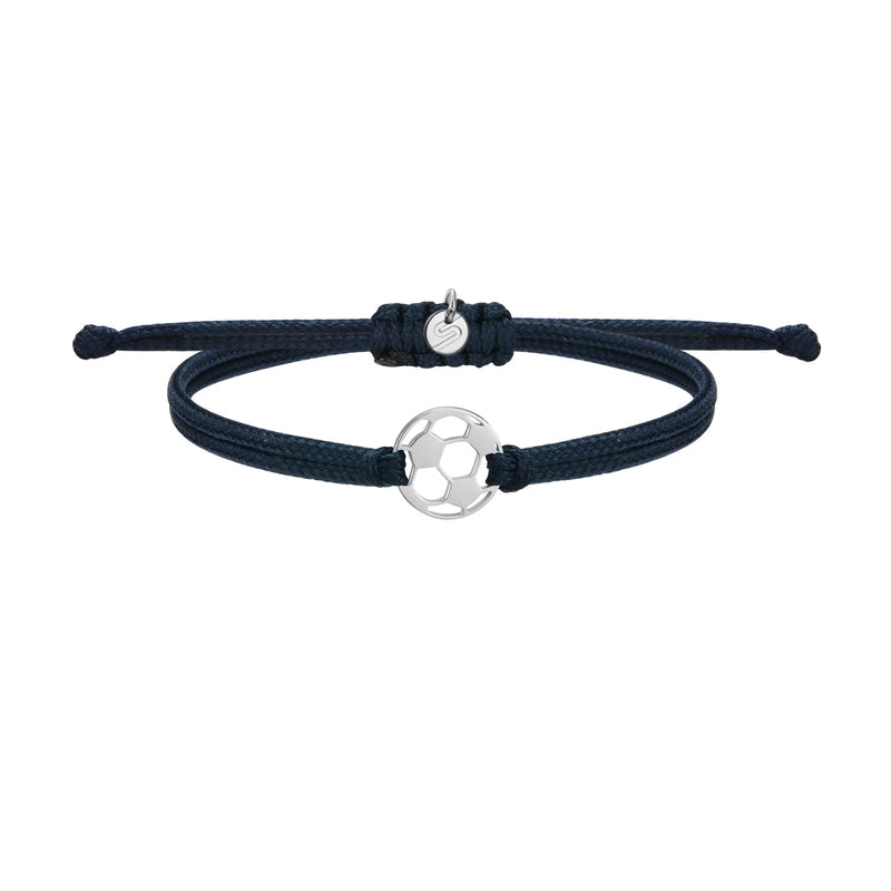 Bracciale Kids Pallone Calcio - Sailbrace - Acciaio Silver