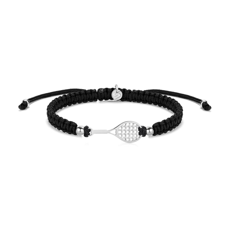 Bracciale Racchetta Tennis - Sailbrace - Acciaio Silver