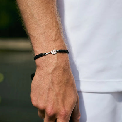 Bracciale Racchetta Tennis - Sailbrace - Acciaio Silver