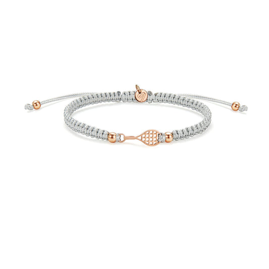 Bracciale Racchetta Tennis - Sailbrace - Acciaio PVD Oro Rosa