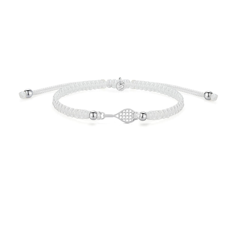 Bracciale Racchetta Tennis - Sailbrace - Acciaio Silver