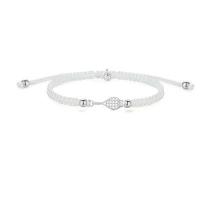 Bracciale Racchetta Tennis - Sailbrace - Acciaio Silver