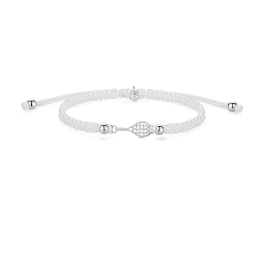 Bracciale Racchetta Tennis - Sailbrace - Acciaio Silver