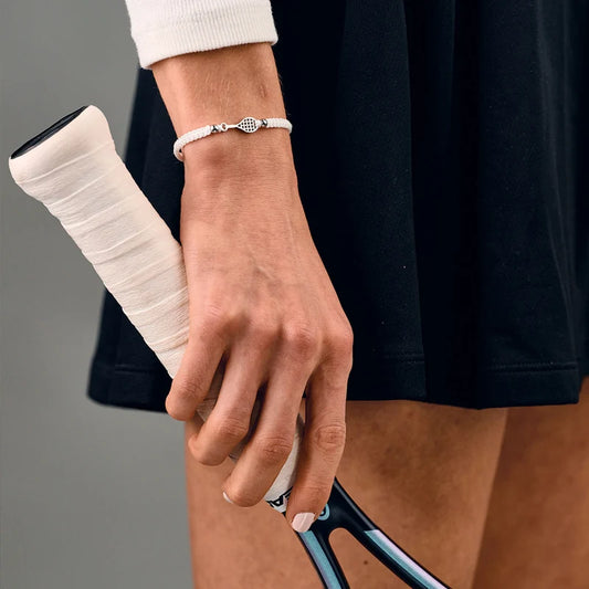Bracciale Racchetta Tennis - Sailbrace - Acciaio Silver
