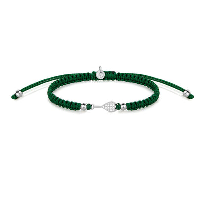 Bracciale Racchetta Tennis - Sailbrace - Acciaio Silver