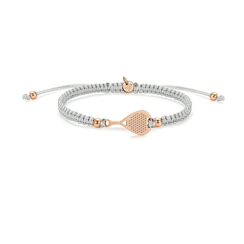 Bracciale Racchetta Padel - Sailbrace - Acciaio PVD Oro Rosa