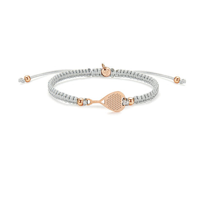 Bracciale Racchetta Padel - Sailbrace - Acciaio PVD Oro Rosa