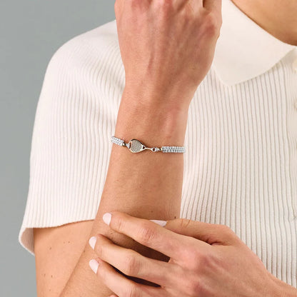 Bracciale Racchetta Padel - Sailbrace - Acciaio PVD Oro Rosa