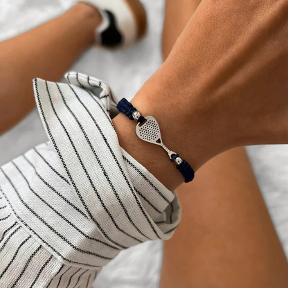 Bracciale Racchetta Padel - Sailbrace - Acciaio Silver