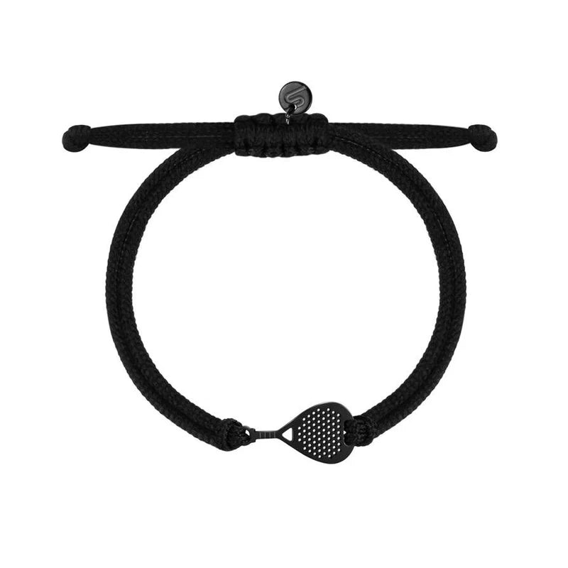 Bracciale Racchetta Padel - Sailbrace - Acciaio PVD Nero