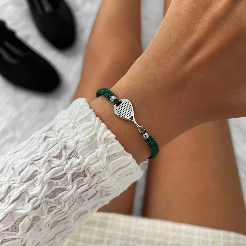 Bracciale Racchetta Padel - Sailbrace - Acciaio Silver