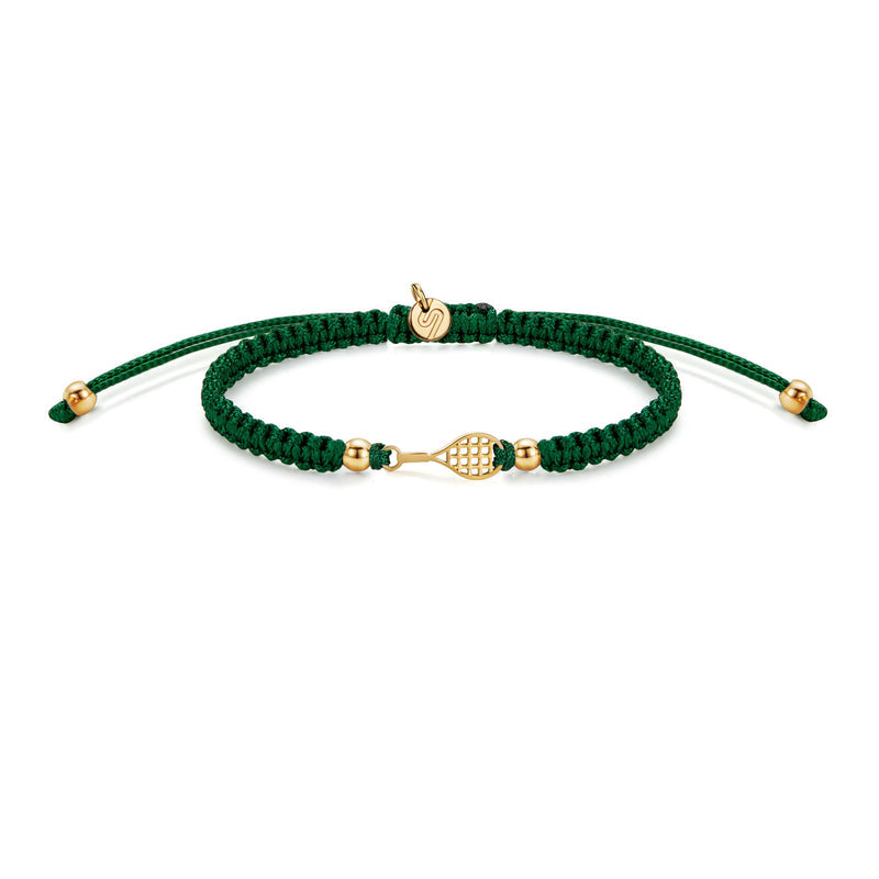 Bracciale Racchetta Tennis - Sailbrace - Acciaio PVD Oro