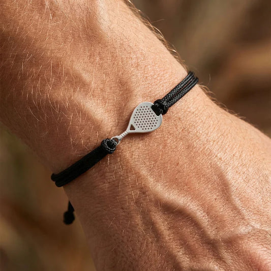 Bracciale Racchetta Padel - Sailbrace - Acciaio Silver