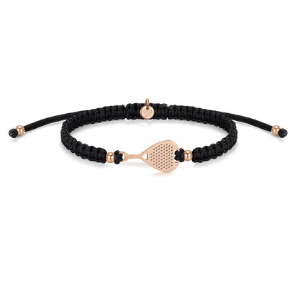 Bracciale Racchetta Padel - Sailbrace - Acciaio PVD Oro Rosa