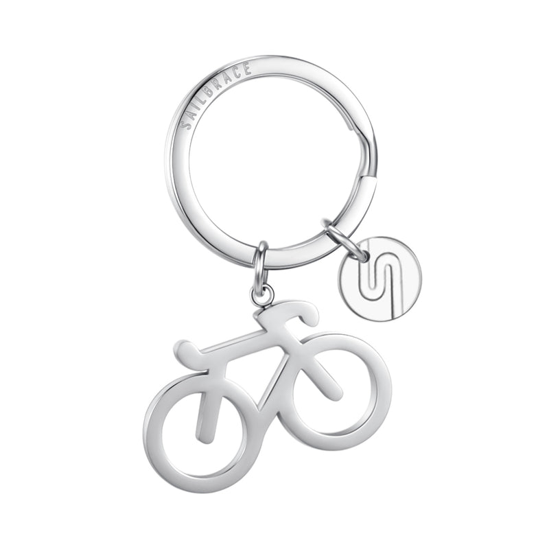 Portachiavi Bike Ciclismo - Sailbrace - Acciaio Silver