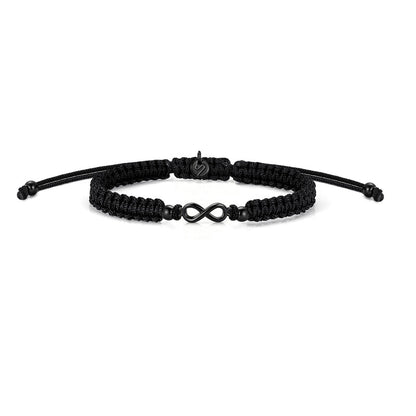 Bracciale Infinity - Sailbrace - Acciaio PVD Nero