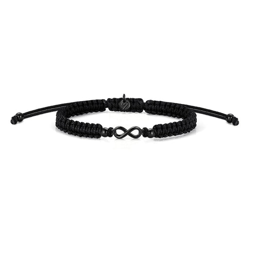 Bracciale Infinity - Sailbrace - Acciaio PVD Nero