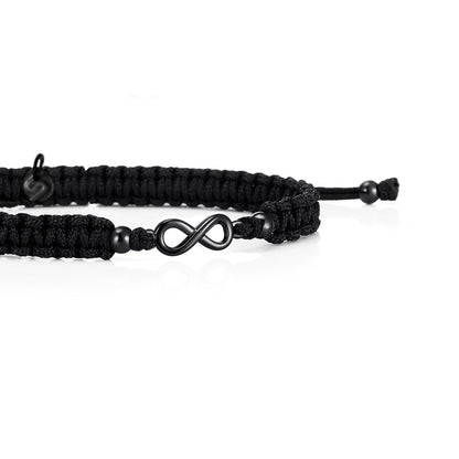Bracciale Infinity - Sailbrace - Acciaio PVD Nero