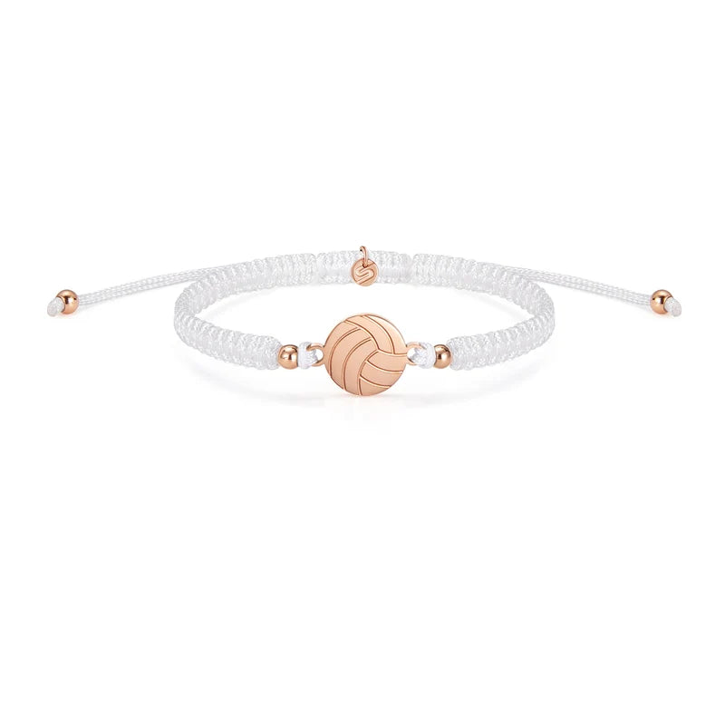 Bracciale Pallone Pallavolo - Sailbrace - Acciaio PVD Oro Rosa